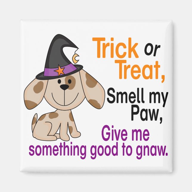 Halloween Dog Smell My Paw 1 Magnet (Front)