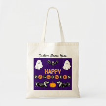 Halloween Dog Tote Bag - Personalize