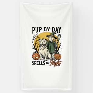 Halloween Dog Witch Shirt Vintage Engraving Pet Te Banner