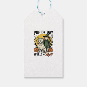 Halloween Dog Witch Shirt Vintage Engraving Pet Te Gift Tags