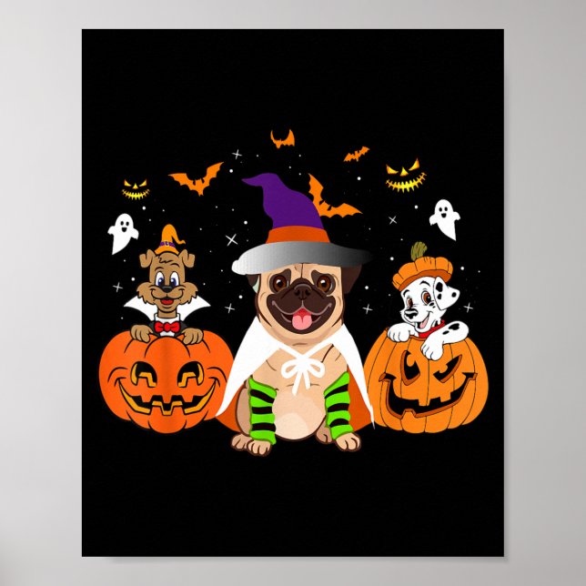 Halloween Dogs Poster (Front)