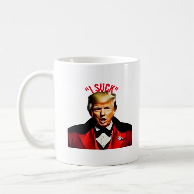 Halloween Donald  Funny Anti- Political Coffee Mug (Left)