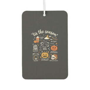 Halloween Doodles Tis the Season Witch Design Air Freshener