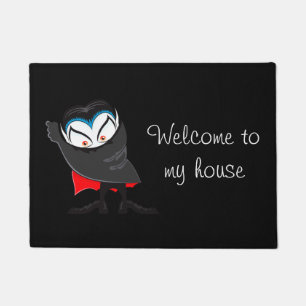 Halloween Door Mat-Dracula Doormat