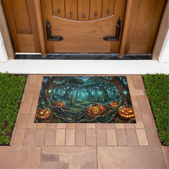 Halloween Doormat Pumpkin Forest (Outdoor)