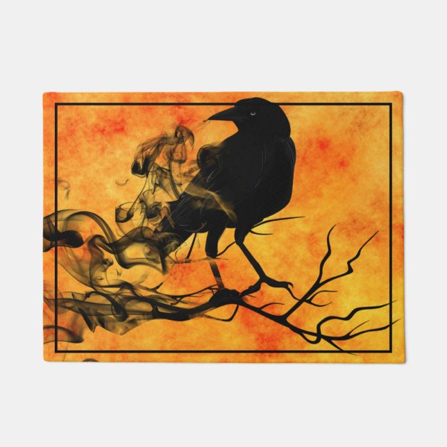 Halloween Doormat-Raven Doormat (Front)