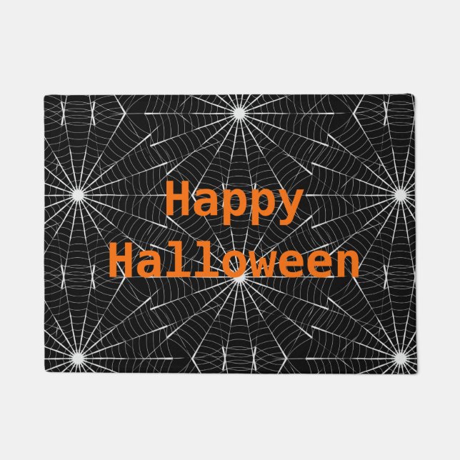 Halloween Doormat-Spider Webs Doormat (Front)