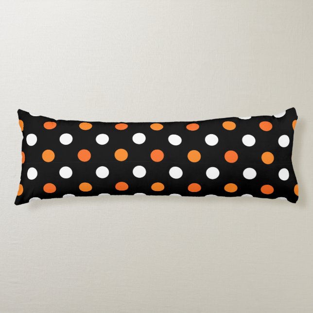 Halloween Dots Body Pillow (Front)