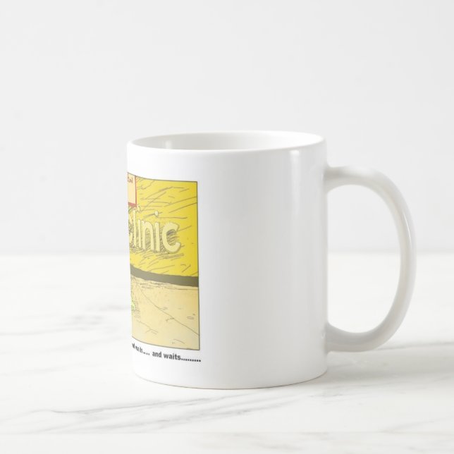 Halloween : Dr Leech Has No Clients Funny Gifts Coffee Mug (Right)