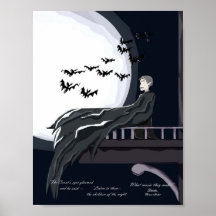 Halloween Dracula Art Print