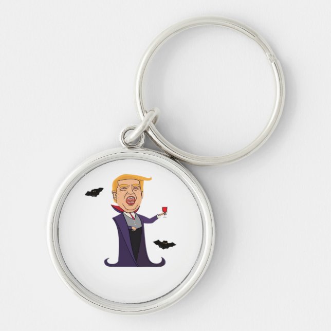 Halloween Dracula  Funny Keychain (Front)