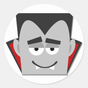 Halloween Dracula T-shirts and Gifts Classic Round Sticker