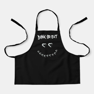 Halloween Drink or Eat All-Over Print Apron