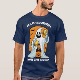 Halloween Drinking Ghost T-Shirt