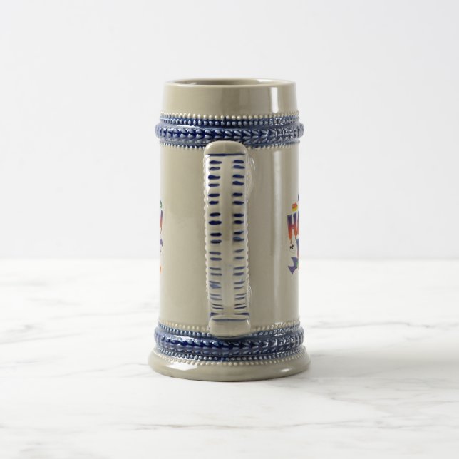 Halloween Drop Beer Stein (Handle)