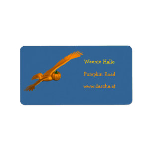 Halloween Eagle Label