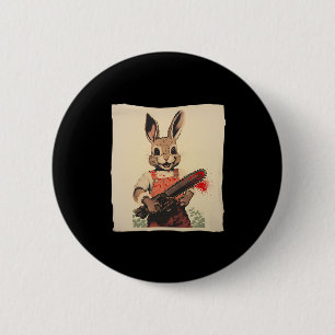 Halloween Easter Bunny Cute And Spooky Horror Outf 2 Inch Round Button