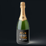 Halloween Eat Drink And Be Scary Birthday Sparkling Wine Label<br><div class="desc">Halloween Eat Drink And Be Scary Birthday</div>