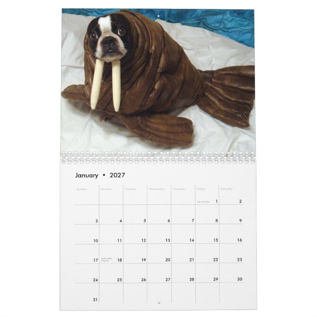 Halloween Echo 2013 Calendar (Jan 2027)