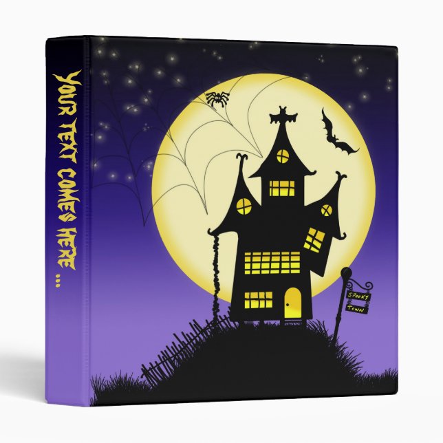 Halloween éffrayant 1 Classeur (Devant/Côté)