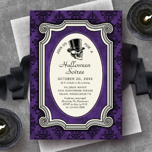 Halloween Elegant Social Party Invitation