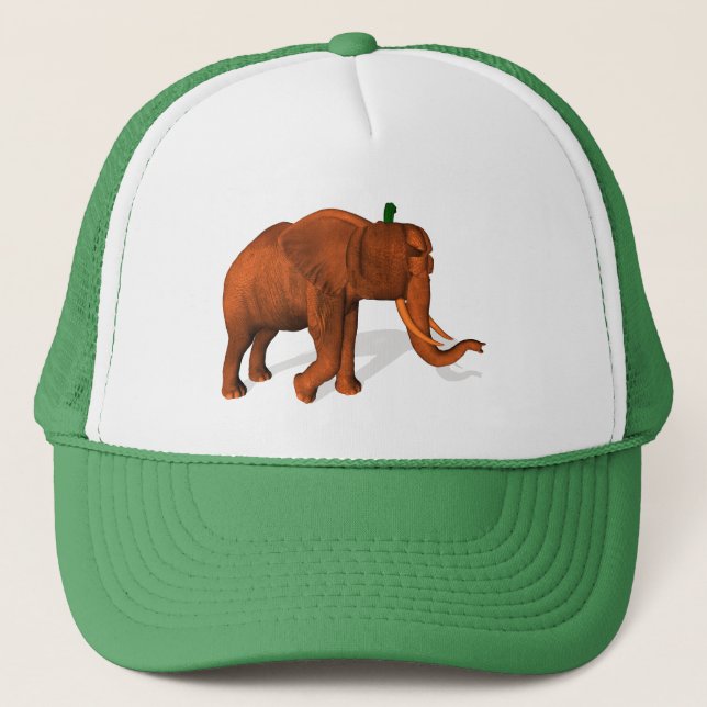 Halloween Elephant Trucker Hat (Front)