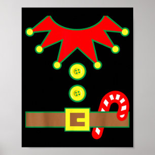 Halloween Elf Costume For Kids Men &amp; Women  Poster