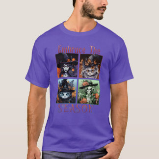Halloween Embracehe Season friends T-Shirt