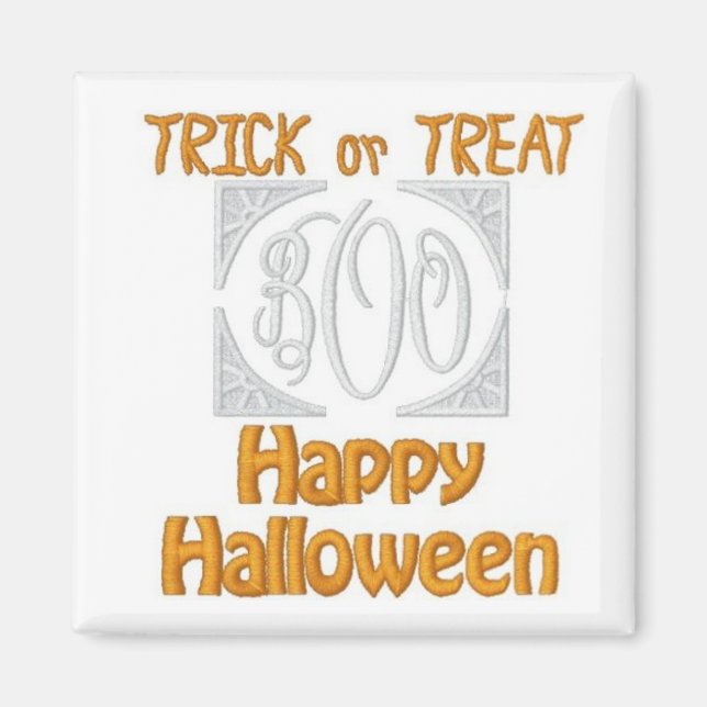 Halloween (Embroidered-Look) Magnet (Front)