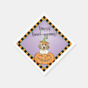 Halloween English Setter Napkin