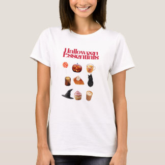 Halloween Essentials – Cute Aesthetic Collage Tee