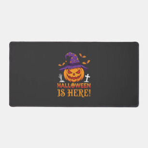 Halloween Est Là Sorcière Citrouille Vecteur