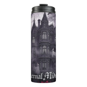 Halloween Eternal Midnight Haunted Mansion Thermal Tumbler