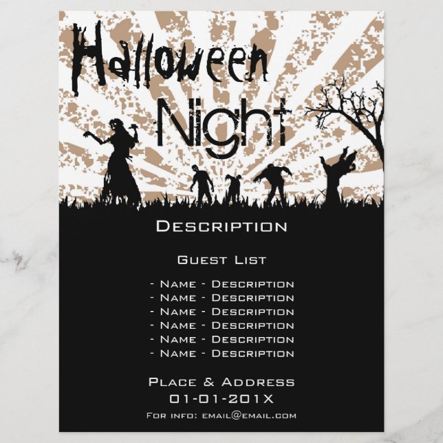 Halloween Event Promotion Flyer (Front)