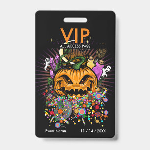 Halloween Event VIP Access Pass Badge