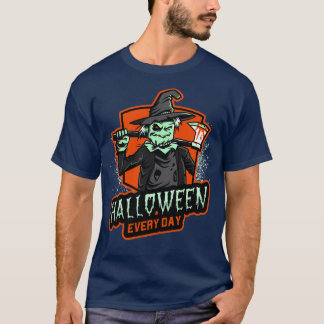 Halloween Every Day Scary Ax Zombie Classic TShir T-Shirt