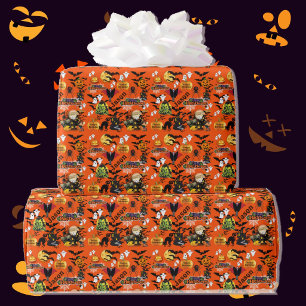 Halloween Everything Happy Birthday NAME Cute Wrapping Paper