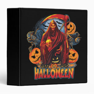 Halloween Evil skeleton, Pumpkin Binder