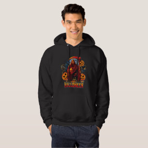 Halloween Evil skeleton, Pumpkin Hoodie