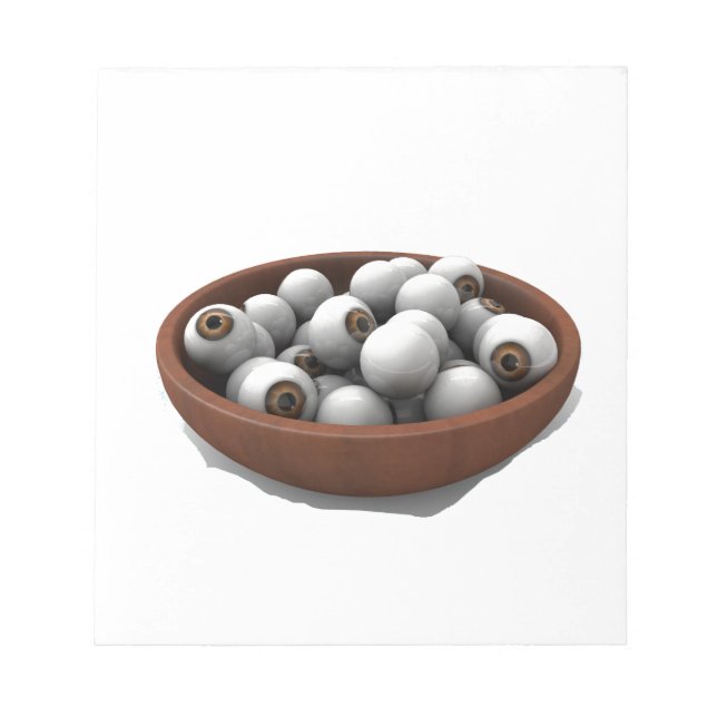 halloween eyeballs notepad (Front)