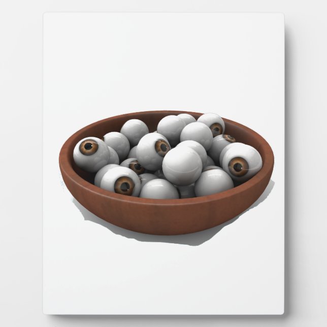 halloween eyeballs plaque (Front)