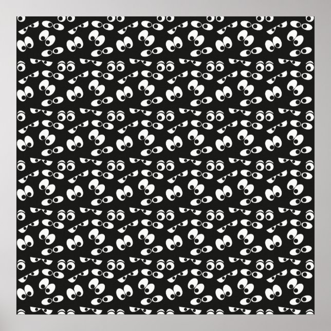Halloween Eyeballs Poster (Front)