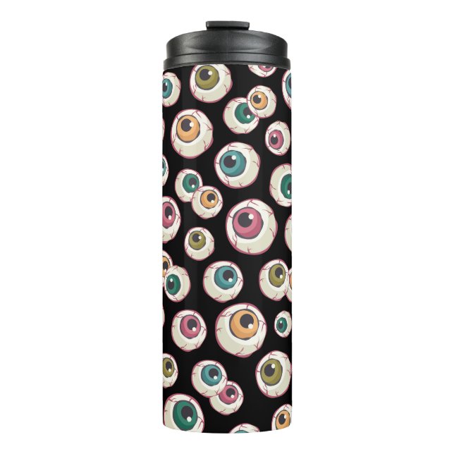 Halloween Eyeballs Thermal Tumbler (Front)