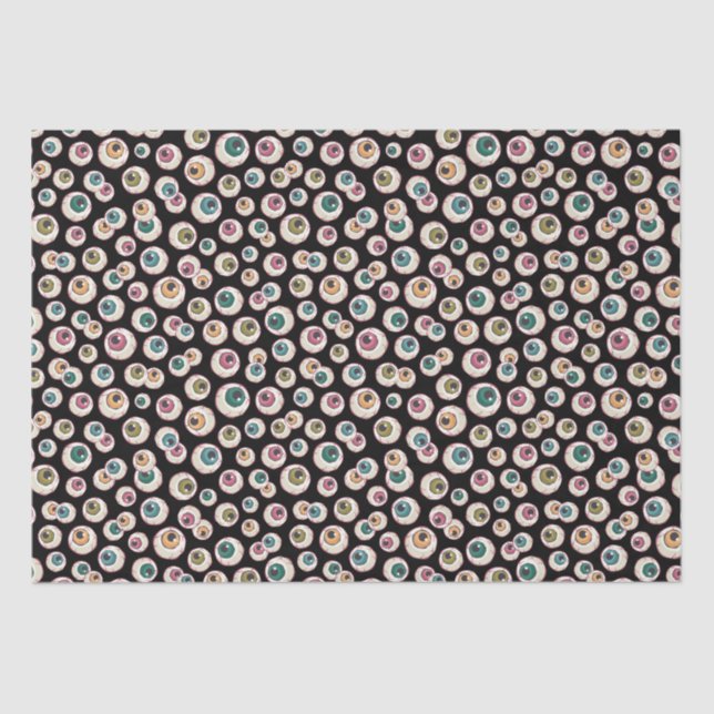 Halloween Eyeballs Tissue Paper (Front)