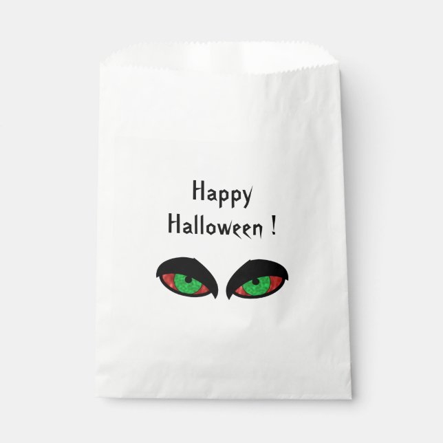 Halloween Eyes Favour Bag (Front)
