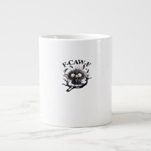 Halloween F-Caw-F Bird Cool Unique Large Coffee Mug