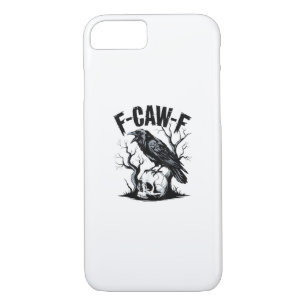 Halloween F-Caw-F Bird Crow Women Men Retro Classi Case-Mate iPhone Case