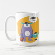 "Halloween faboo !" mug