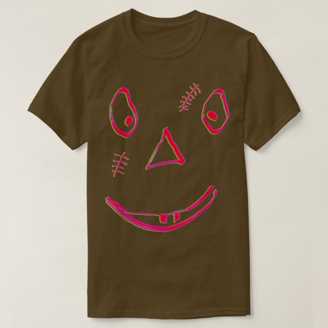 Halloween Face 3542 T-Shirt (Design Front)