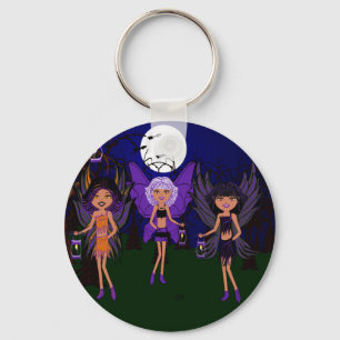 Halloween Faeries The Hallow Sisters Keychain